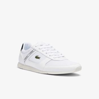 Lacoste Menerva Sport Textile and Leather Sneakers - Tenisky Pánské Bílé | CZ-twi1UU